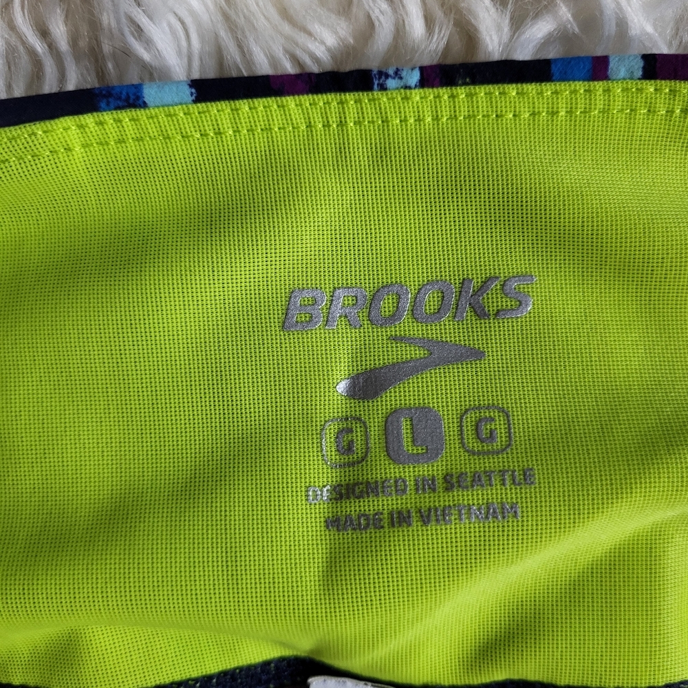 Brooks Women's Ghost Tights Navy Lightray Leggings Size L - Picture 6 of 15